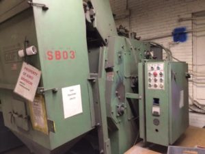 Goff 6 cube Tumble Blast with dust collector Goff 6 Cube Tumble Blaster with Dust Collector