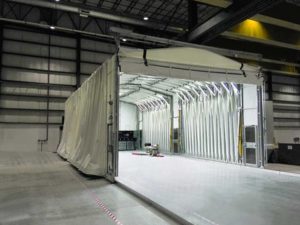 Chameleon Retractable Booths - Blast & Wash Systems